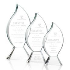 Norina Clear Flame Crystal Award - Crystal Flame Awards