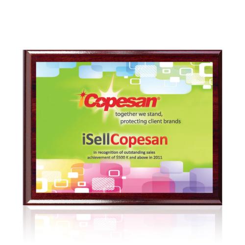 Corporate Awards - Award Plaques - Carson - Rosewood/White