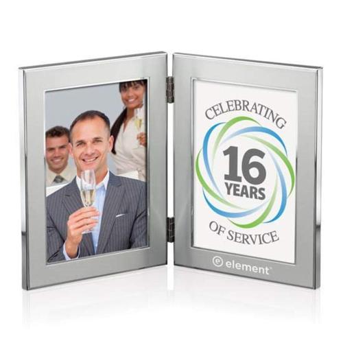Corporate Recognition Gifts - Picture Frames - Angela Double Frame  
