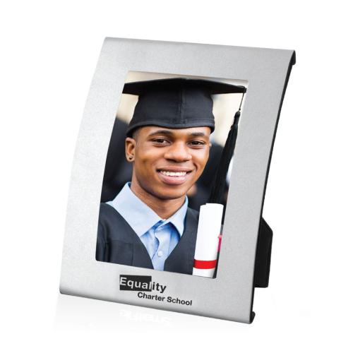 Corporate Recognition Gifts - Picture Frames - Arc  - Silver