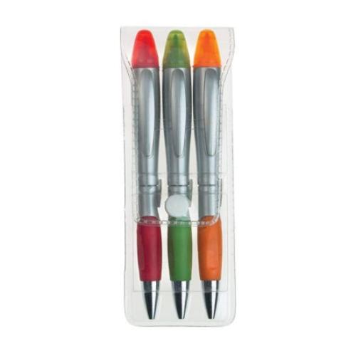 Corporate Recognition Gifts - Executive Gifts - Silver Champion 3pc Gift Pack (Specify Colors)