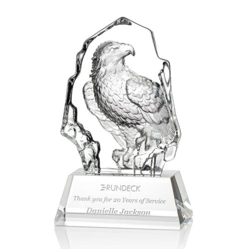 Corporate Awards - Ottavia Full Eagle Animals Crystal Award