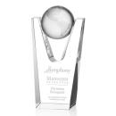 Pierce Globe Spheres Crystal Award