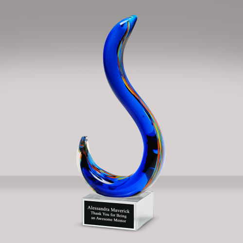 Corporate Awards - Glass Awards - Art Glass Awards - Swan Art Glass Award