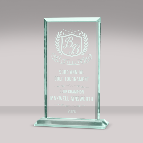 Corporate Awards - Glass Awards - Jade Glass Awards - Tableau Jade Glass Award
