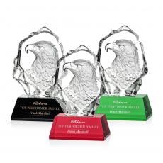 Employee Gifts - Ottavia Eagle Head Animals Crystal Award