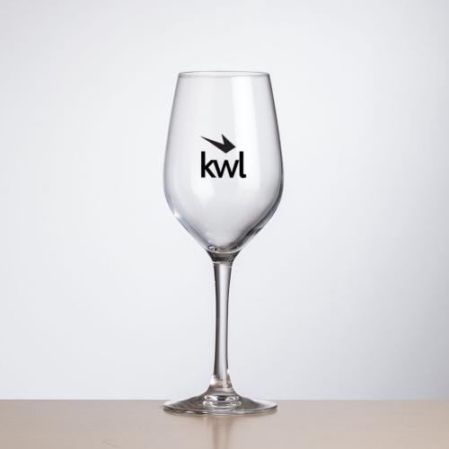 Corporate Recognition Gifts - Etched Barware - Wine Glasses - Lethbridge Wine - Imprinted 