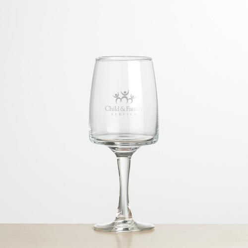 Corporate Recognition Gifts - Etched Barware - Wine Glasses - Cherwell Wine - Imprinted 