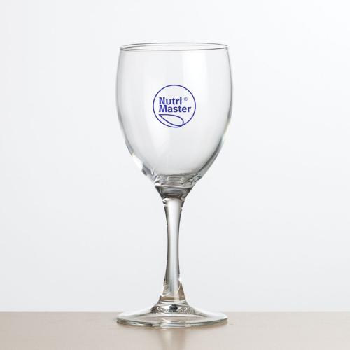 Corporate Recognition Gifts - Etched Barware - Wine Glasses - Carberry Wine - Imprinted 