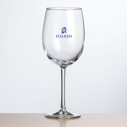 Corporate Recognition Gifts - Etched Barware - Wine Glasses - Connoisseur Wine - Imprinted 