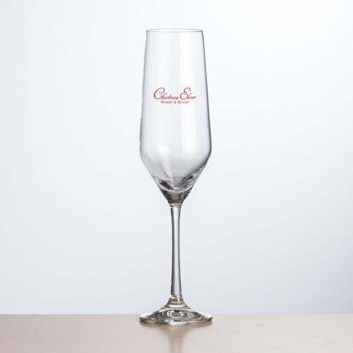 Corporate Gifts, Recognition Gifts and Desk Accessories - Etched Barware - Bengston Flute - Imprinted