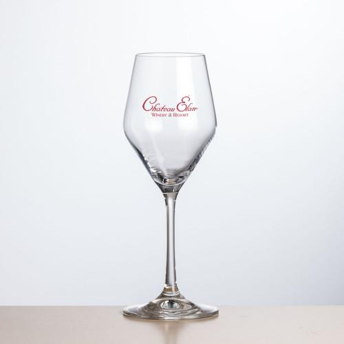 Corporate Recognition Gifts - Etched Barware - Wine Glasses - Bengston Wine - Imprinted 