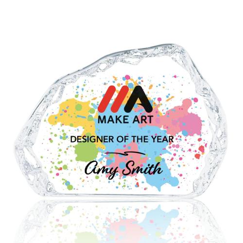 Corporate Awards - Aspen Iceberg Full Color Crystal Award