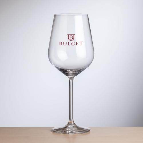 Corporate Recognition Gifts - Etched Barware - Wine Glasses - Elderwood Wine - Imprinted 