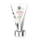 Mustico Full Color Clear Abstract / Misc Crystal Award