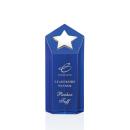 Dorchester Blue/Silver Star Crystal Award