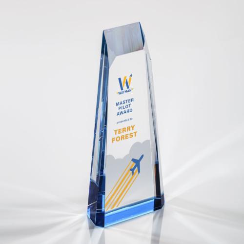 Corporate Awards - Banbury Full Color Obelisk Crystal Award