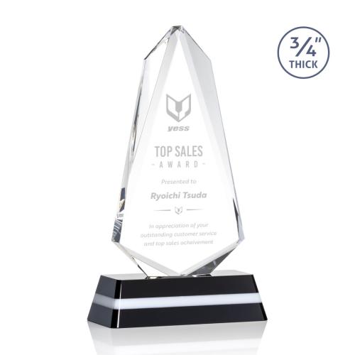 Corporate Awards - Fogacci Abstract / Misc Crystal Award