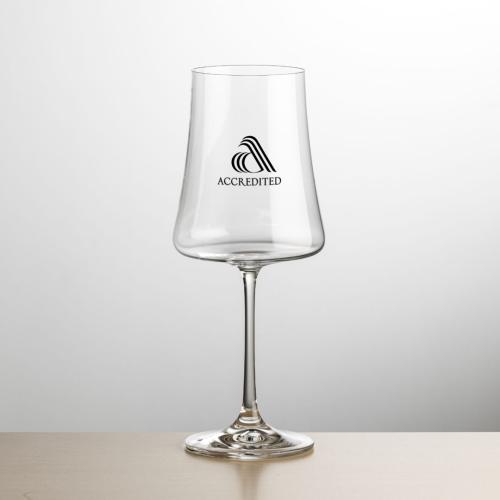 Corporate Recognition Gifts - Etched Barware - Wine Glasses - Dakota Wine - Imprint