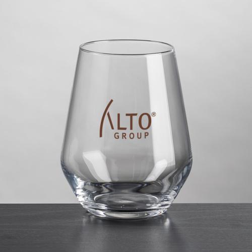 Corporate Recognition Gifts - Etched Barware - Mandelay Hiball - Imprinted
