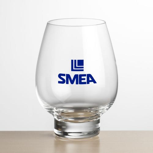 Corporate Recognition Gifts - Etched Barware - Wine Glasses - Glenarden Stemless Wine - Imprinted