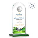 Blake Golf Full Color Green Arch & Crescent Crystal Award