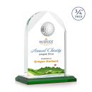 Blake Golf Full Color Green Arch & Crescent Crystal Award