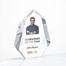 Norwood Full Color Clear Crystal Award