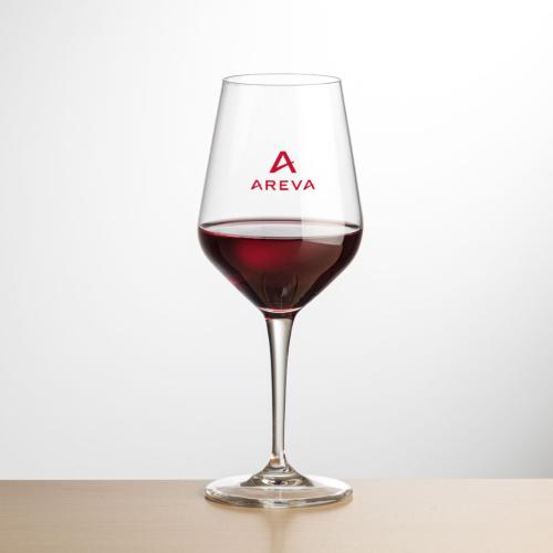 Corporate Recognition Gifts - Etched Barware - Wine Glasses - Germain Wine - Imprinted