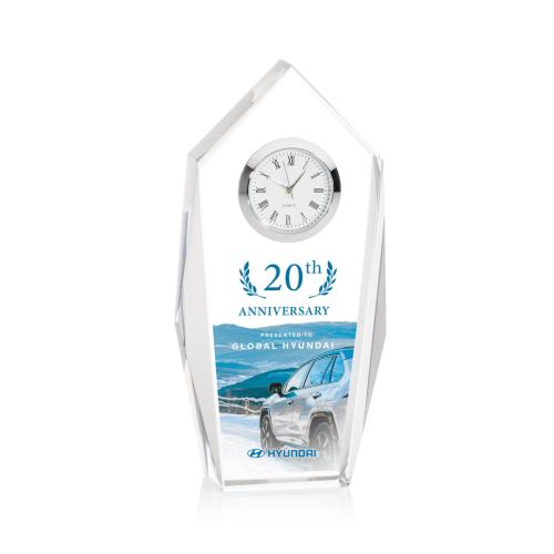 Corporate Recognition Gifts - Clocks - Mesa Full Color Clock
