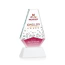 Kingsley Full Color White Crystal Award