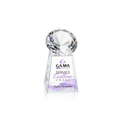 Corporate Awards - Celestina Full Color Diamond Crystal Award