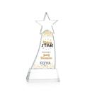 Manolita Full Color Clear Star Crystal Award