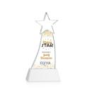 Manolita Full Color White Star Crystal Award