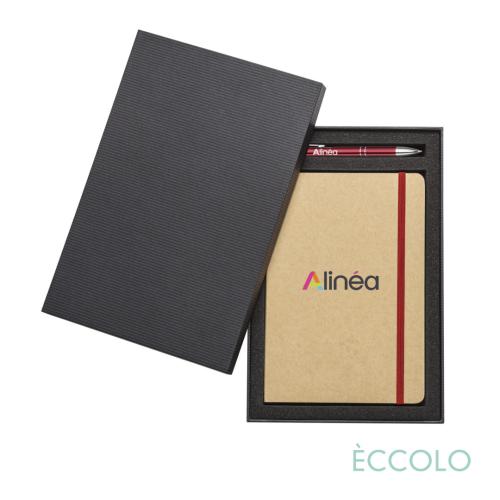 Corporate Recognition Gifts - Executive Gifts - Eccolo® Krafty Journal/Clicker Pen Gift Set