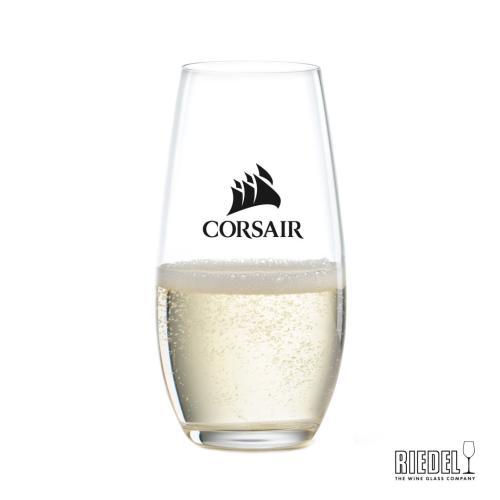 Corporate Gifts, Recognition Gifts and Desk Accessories - Etched Barware - RIEDEL Stemless Flute - Imprinted