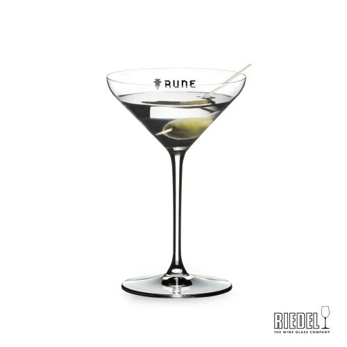 Corporate Recognition Gifts - Etched Barware - RIEDEL Extreme Martini - Imprinted