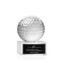 Golf Ball Spheres on Hancock Base Crystal Award