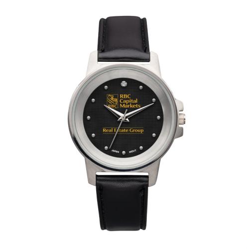 Corporate Recognition Gifts - Executive Gifts - The Refined Watch - Men's - Black Band