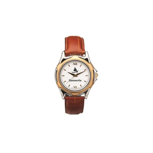 Corporate Recognition Gifts - Executive Gifts - The St Tropez Watch - Ladies - Brown Band