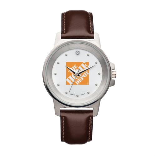 Corporate Recognition Gifts - Executive Gifts - The Refined Watch - Men's - Brown Band