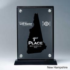 Employee Gifts - Frosted Acrylic Cutout New Hampshire Award