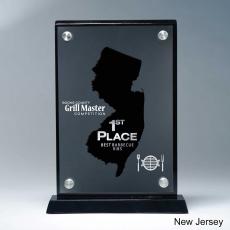 Employee Gifts - Frosted Acrylic Cutout New Jersey Award