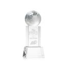 Soccer Ball Clear on Belcroft Base Spheres Crystal Award