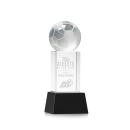 Soccer Ball Black on Belcroft Base Spheres Crystal Award