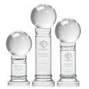 Baseball Spheres on Colverstone Base Crystal Award