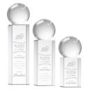 Baseball Spheres on Dakota Base Crystal Award