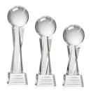 Baseball Clear on Grafton Base Spheres Crystal Award