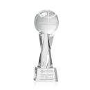 Basketball Clear on Grafton Base Spheres Crystal Award