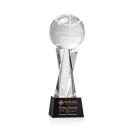 Basketball Black on Grafton Base Spheres Crystal Award